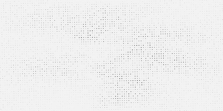Black halftone world map on with grid pattern texture modern eps10