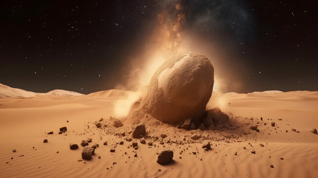 Epic Explosion Scene