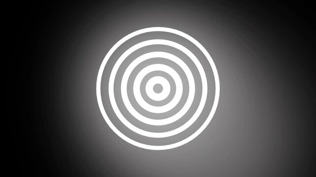 Futuristic signal wave frequency animation with abstract sound visualization, audio waveform patterns, and digital data flow. Seamless loop background perfect for tech, music, and media visuals.