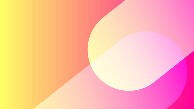 ピンクグラデーションの背景 左余白ビジネスデザイン 横長 16:9