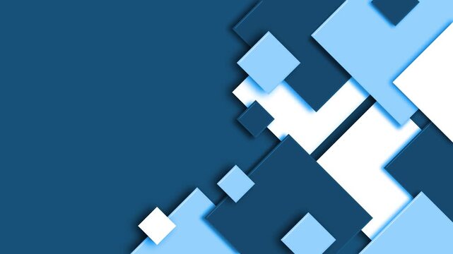 Abstract minimalist geometric layered background animation