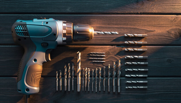 set of drill bits
