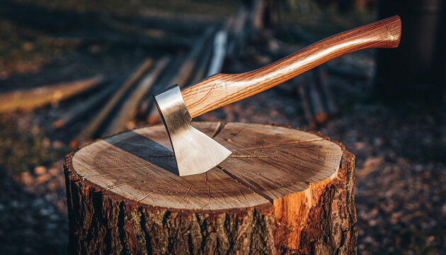 axe in the stump