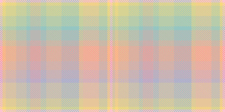 Madras fabric, blurred multicolor abstract texture, seamless background