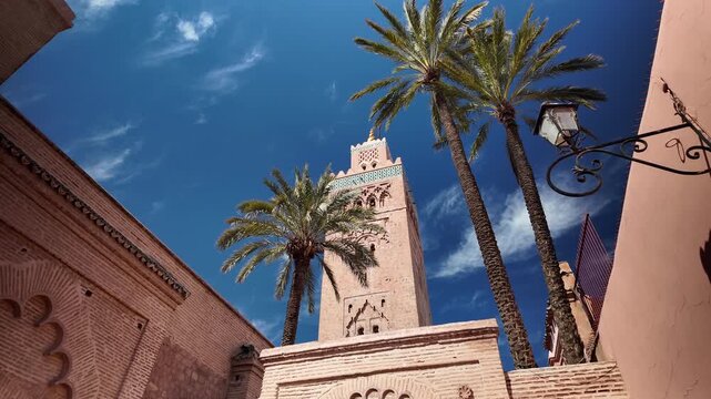 Koutoubia Mosque in Marrakech, Morocco &ndash; Historic Moroccan Landmark &ndash; May 5, 2026