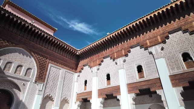 M&eacute;dersa Ben Youssef, Marrakech Morocco Historic Islamic Architecture May 5,2026