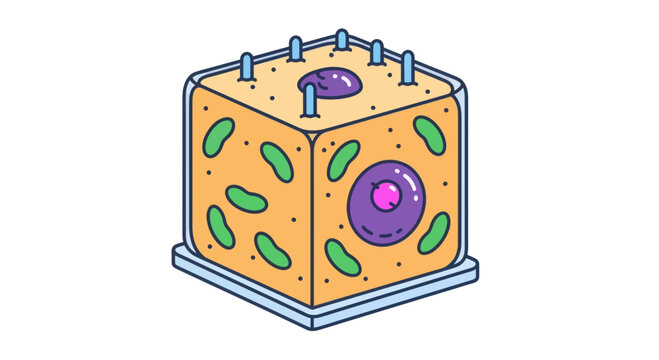 Animated Epithelial Cell Model