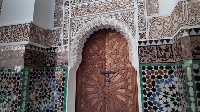 M&eacute;dersa Ben Youssef, Marrakech Morocco Historic Islamic Architecture May 5,2026