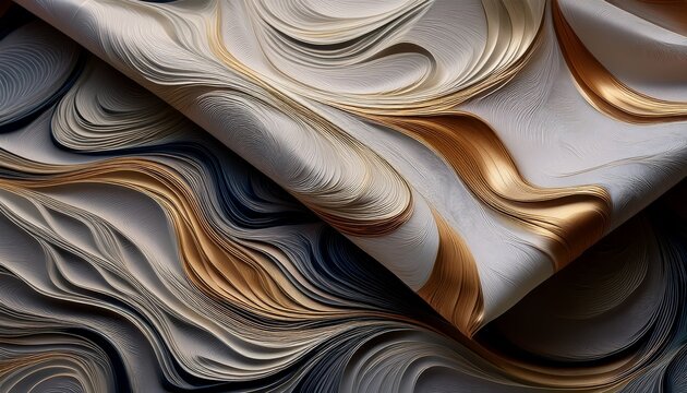 an abstract textured surface that resembles the appearance of a folded paper or possibly a piece of fabric with a marbled pattern
