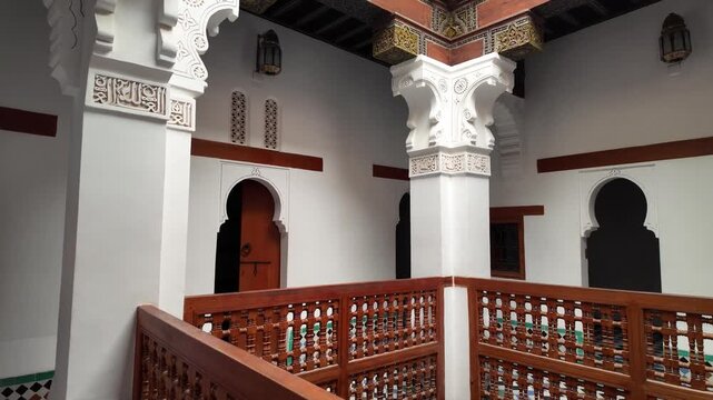 M&eacute;dersa Ben Youssef, Marrakech, Morocco &ndash; Historic Islamic Architecture &ndash; May 5, 2026