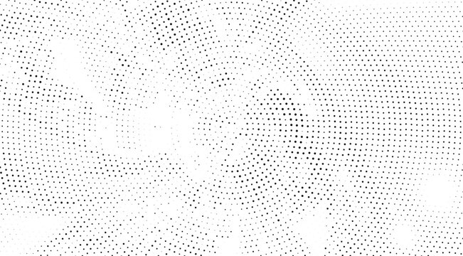 Abstract halftone pattern background with radial dots vector illustration of a circular dotted texture for graphic design, posters, banners, and print