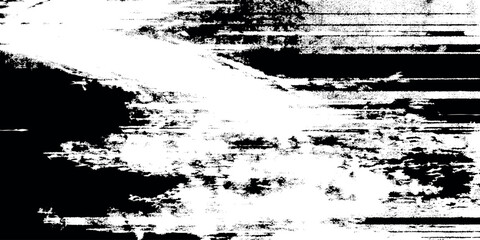 Naklejka premium Grunge textured background with black and white abstract distressed pattern