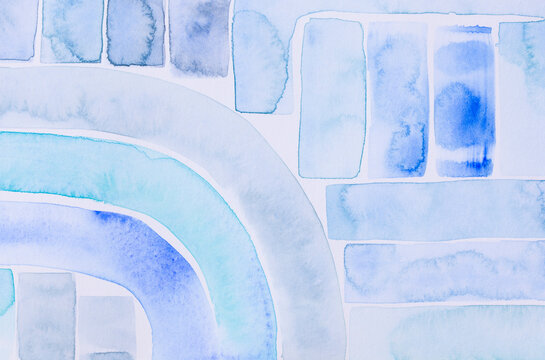 Blue abstract art background