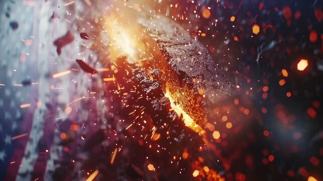 Cosmic Chaos: A Spectacular Explosion Rips Through the Void