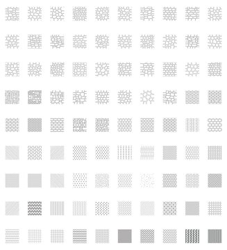 Landscape Architecture CAD Hatch Pattern Set Grass Water Stone Wall Texture Elements Collection