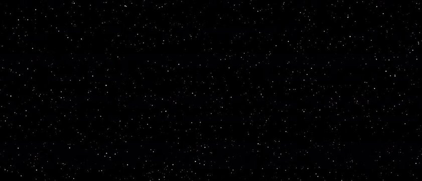 Slow motion through a dense starfield in deep space. A high-quality, seamless starry night background loop perfect for sci-fi scenes, astronomy documentaries, and calming visual effects