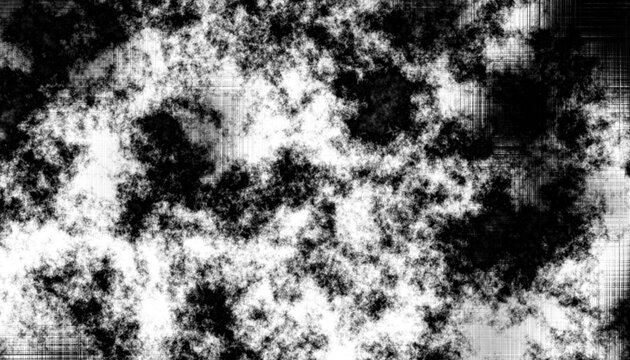 Dust and scratches design. Aged photo editor layer. Black grunge overlay abstract background. Copy space. Black scratched grunge background, old