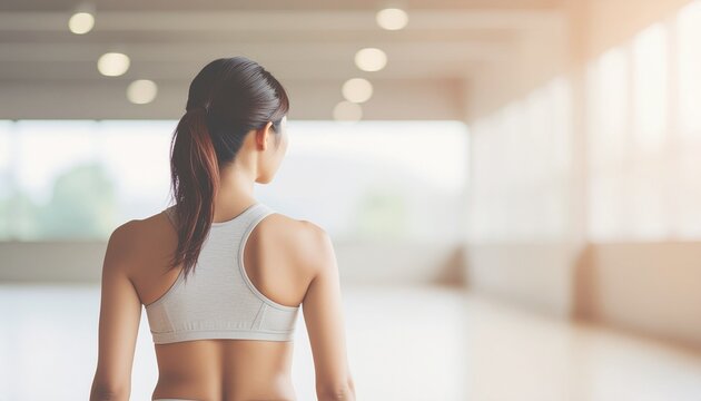 美しい背中、女性
