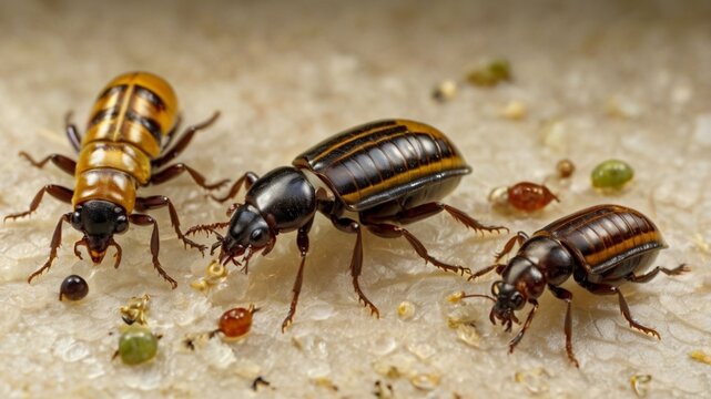  Yellow mealworm beetle (Tenebrio molitor) ai