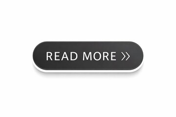 Fototapeta premium Modern read more button with white arrow