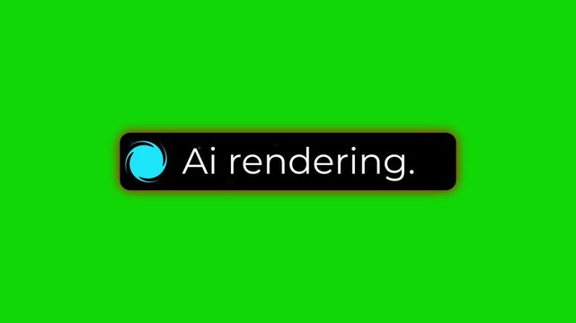 ai rendering loading screen with ripple pulse circle animation.