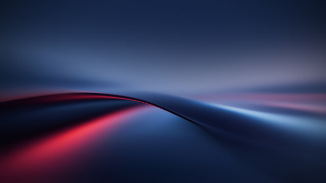 Evocative Waves of Color Dance in Abstract Harmony