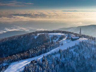 Jaworzyna Krynicka zimą. © Jacek