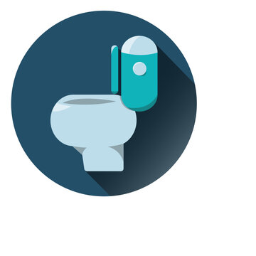 High commode round icon
