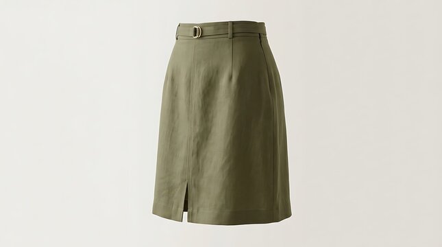 A stylish pink pleated skirt on a clean white background. Ideal for fashion or lifestyle concepts