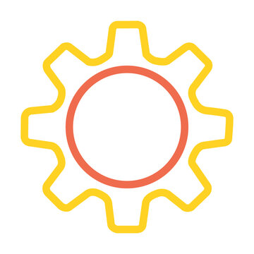 Colorful stroke settings icon