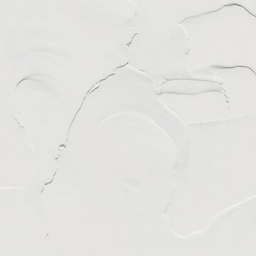 White plaster texture with trowel marks and rough surface, abstract wall background