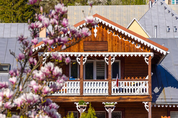 Drewniana architektura Krynicy-Zdroju. © Jacek