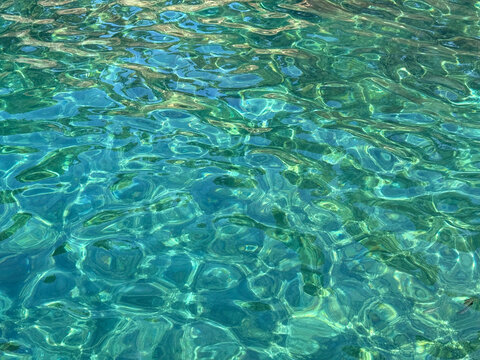 Breathtaking sea emerald clear water.