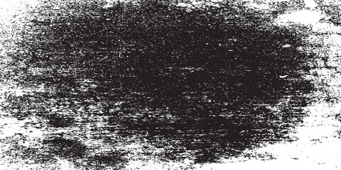 Obraz premium Black and white grunge texture background with distressed grainy frame and central copy space benner poster modern desain vector ilustration eps10