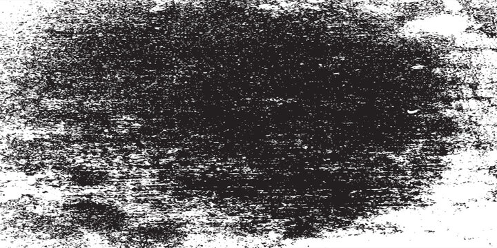 Black and white grunge texture background with distressed grainy frame and central copy space benner poster modern desain vector ilustration eps10