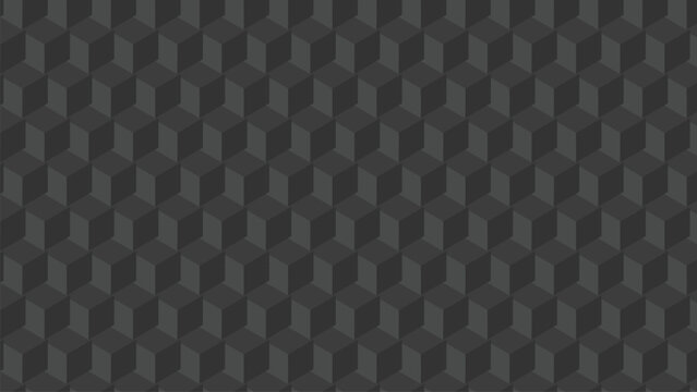 Geometric Pattern With Hexagonal Shapes Dark Background