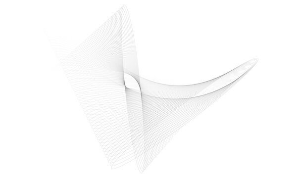 Minimal abstract wireframe wave mesh with flowing geometric lines background