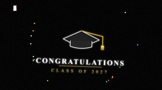 Graduation Cap Congratulations Education Celebration