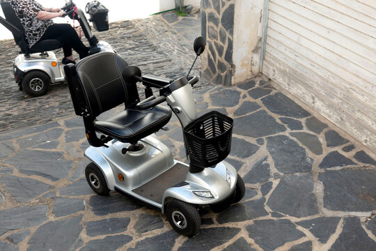 electric mobility scooter for disabled or elderly people