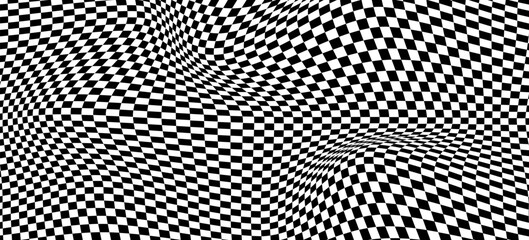Collection abstract of checkered flag patterns with gradient fade and motion effect  ideal for racing  speed  and automotive design themes. Clean geometric modern simple abstract design © ayam