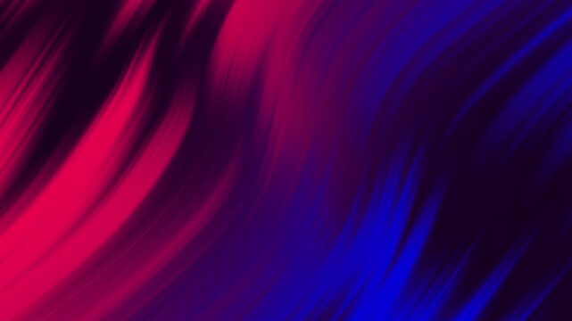 A soft flowing wave of smooth silk fabric creates an abstract purple and pink background with a satin texture and light motion design