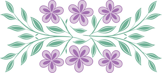 Fototapeta premium Elegant Watercolor Floral Seamless Pattern Design