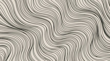 Fototapeta premium Abstract wavy lines forming a dynamic and flowing pattern