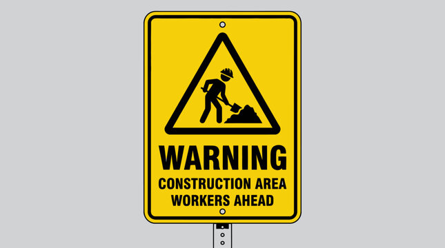 Gemini said

Yellow diamond caution sign ahead on the road warning of a wet floor and danger of death as a safety symbol illustration of a street construction concept