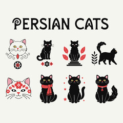 set of cats © Mahnoor