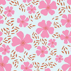 Obraz premium seamless floral pattern