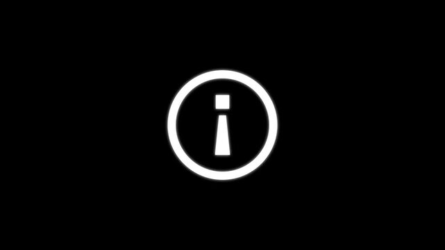 Information outline icon. Symbol, logo illustration for mobile concept and web design. Information symbol. Help desk service and support round button sign.