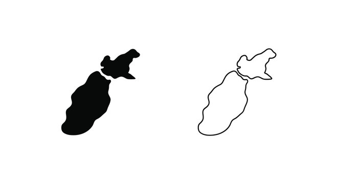 Inkblot test rorschach like symmetrical black and white abstract shapes