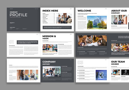 Company Profile Layout Design
