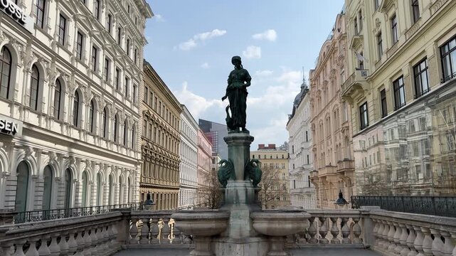 Vienna Street Architecture Historic Buildings Urban Cityscape